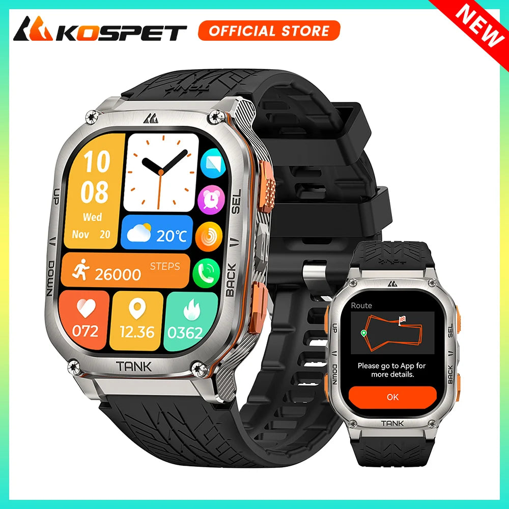 KOSPET TANK M3 Ultra GPS Smart Watches