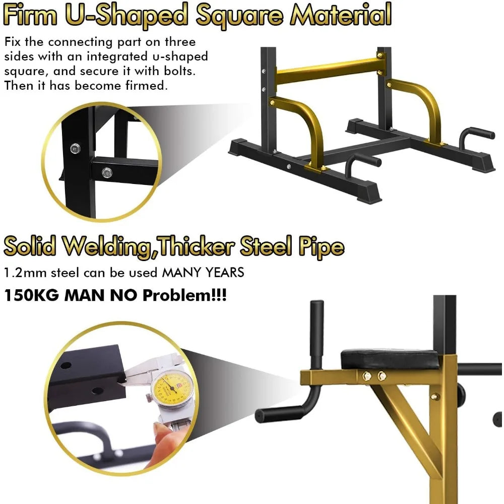 Power Tower, Pull Up/Dip Station Home Gym