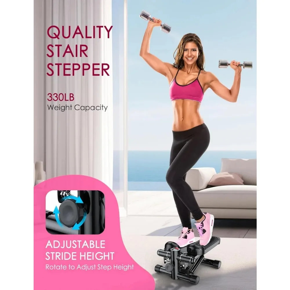 Stepper Home Workout Equipment with Resistance Bands