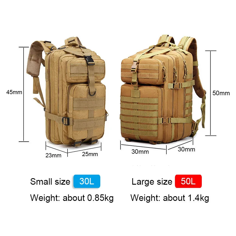 Outdoor Sports, Military, Tactical Backpack