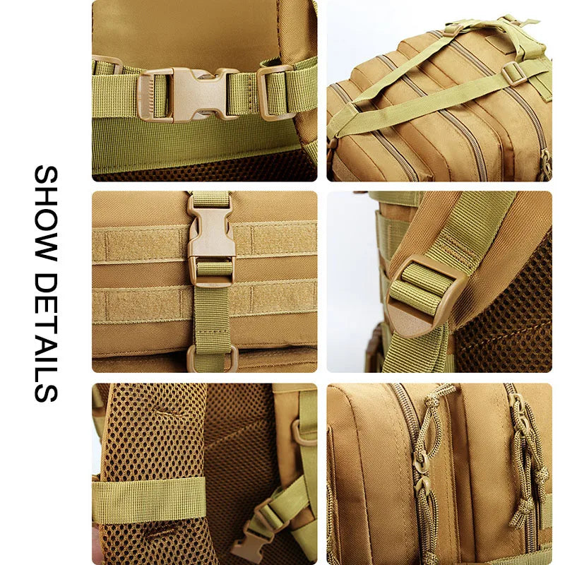 Outdoor Sports, Military, Tactical Backpack