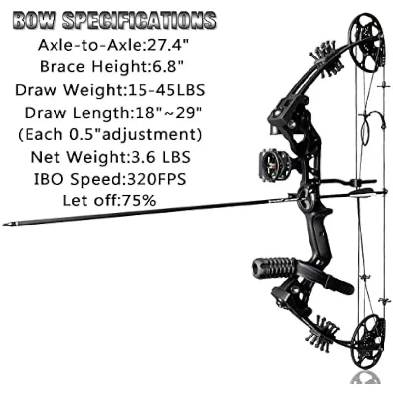 Hunting Compound Bow Set