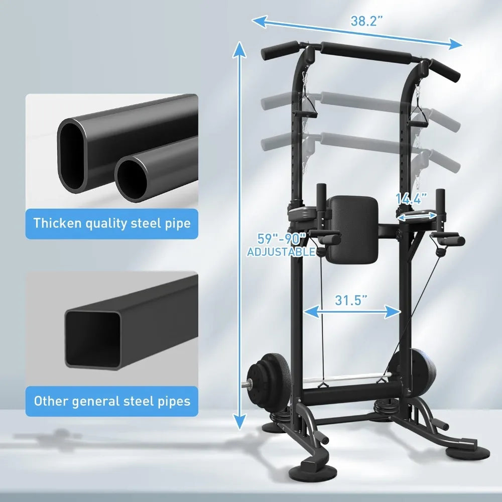 Pull Up, Dip Station Home Gym